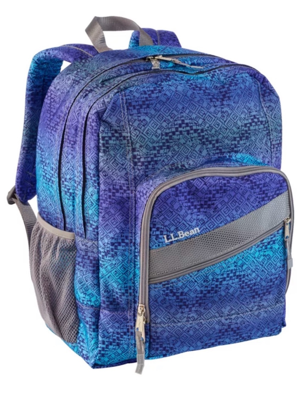 L.L.Bean Deluxe Book Pack 37L, geometric Print - brand new